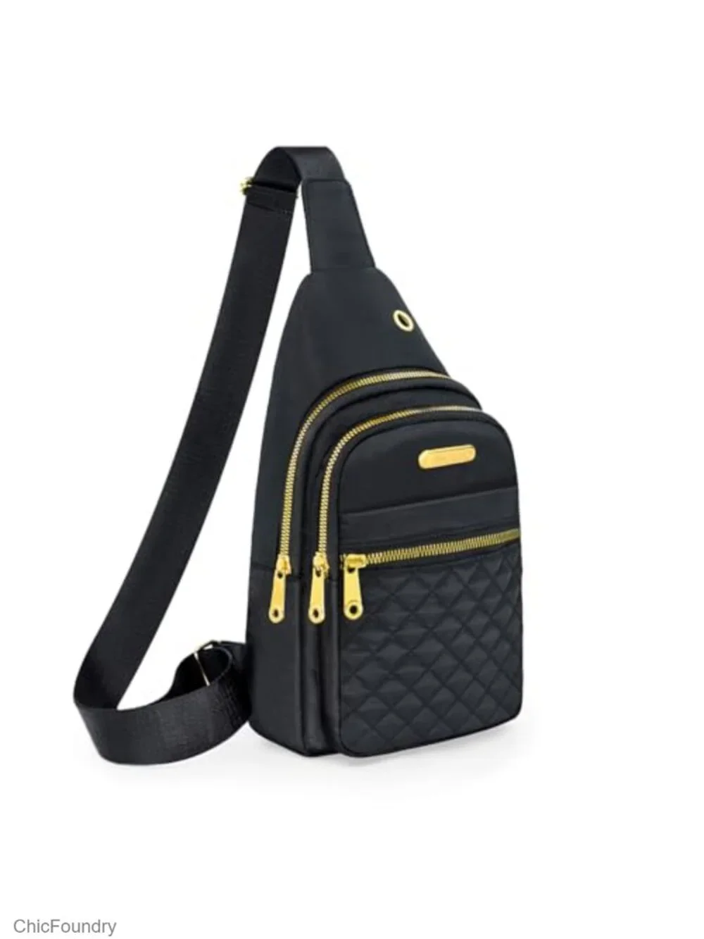 Nylon Small Sling Crossbody Backpack Adjustable Strap Multipurpose